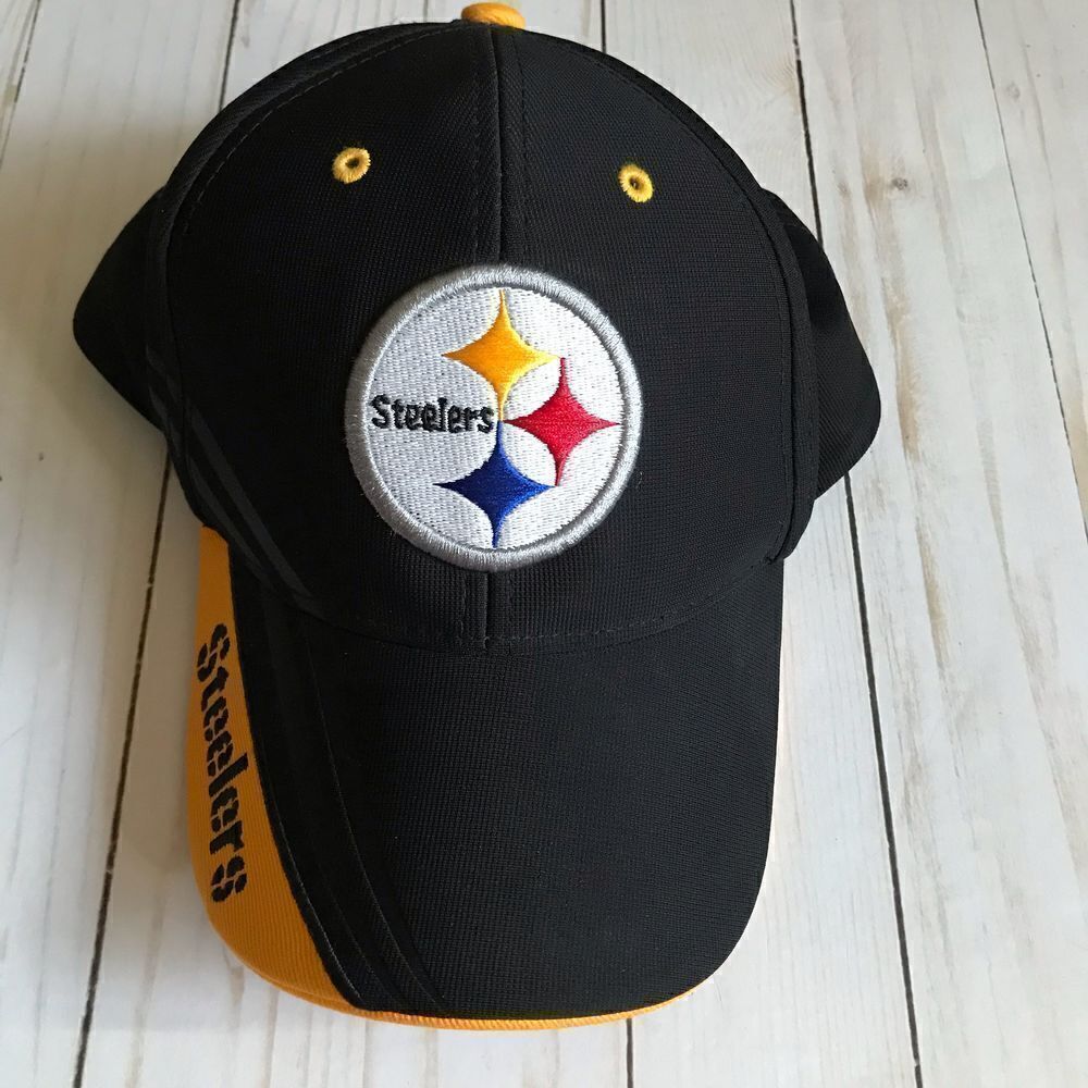 Pittsburgh Steelers Team Apparel baseball cap hat one size NFL team gear New